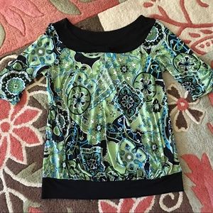 BISOU BISOU Maternity blouse size Large Excellent